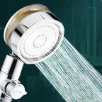 Adjustable Showerhead Modern Round Shower Combo with Single Setting
