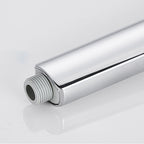 Contemporary Wall-Mounted Shower Head Combination Chrome Round Hand Shower