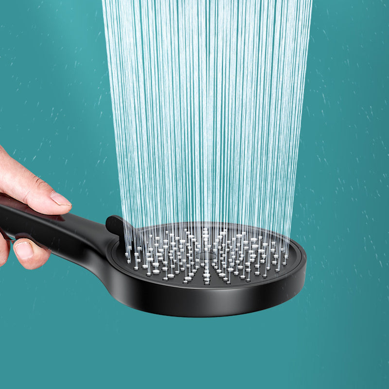 Contemporary Round Shower Head Pure Color Handheld Shower