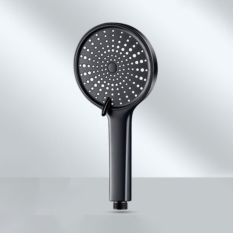 Contemporary Round Shower Head Pure Color Handheld Shower