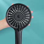 Contemporary Round Shower Head Pure Color Hand Shower