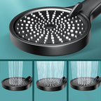 Contemporary Round Shower Head Pure Color Hand Shower
