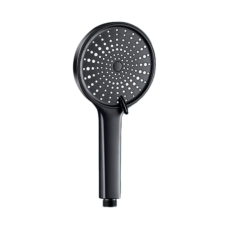 Contemporary Round Shower Head Pure Color Handheld Shower