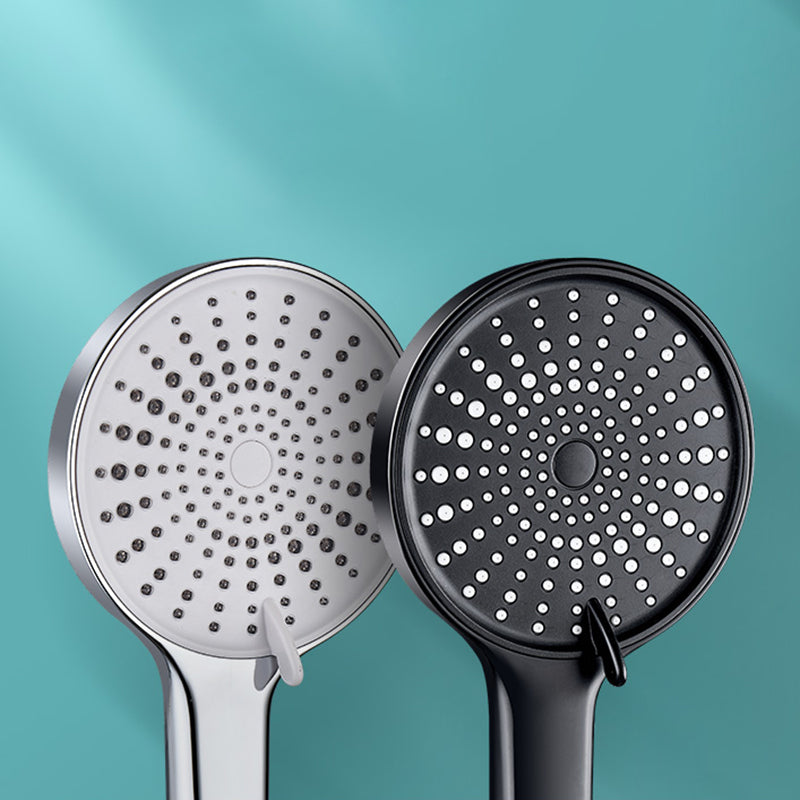 Contemporary Round Shower Head Pure Color Handheld Shower