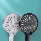 Contemporary Round Shower Head Pure Color Handheld Shower