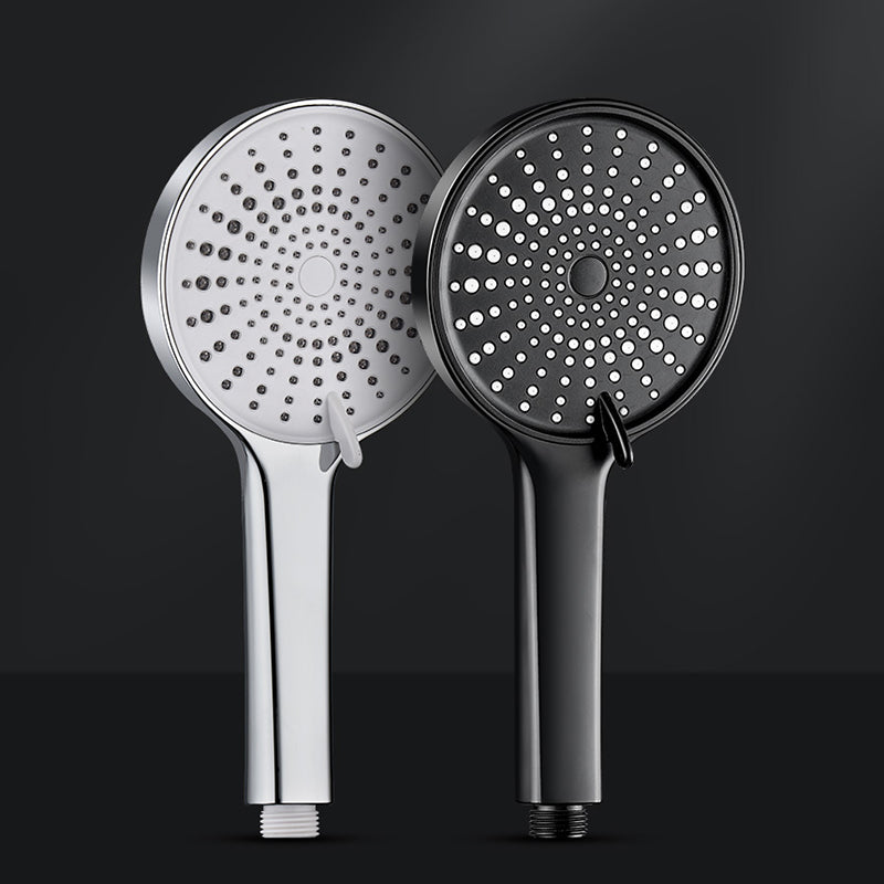 Contemporary Round Shower Head Pure Color Handheld Shower