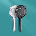 Contemporary Round Shower Head Pure Color Handheld Shower