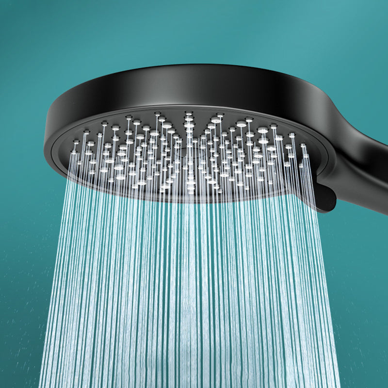Contemporary Round Shower Head Pure Color Handheld Shower