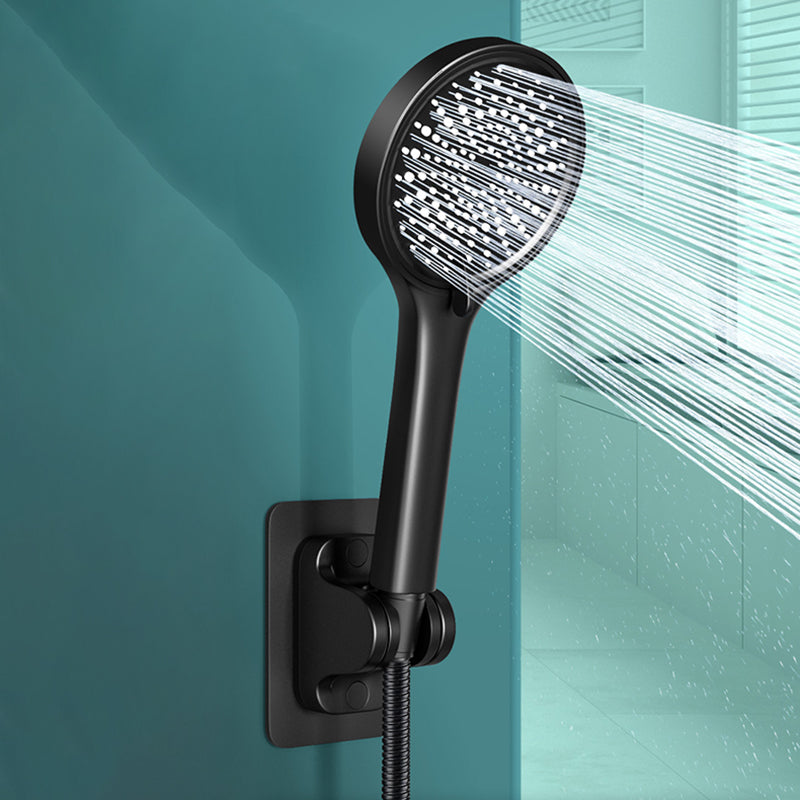 Contemporary Round Shower Head Pure Color Handheld Shower
