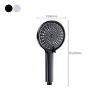 Contemporary Round Shower Head Pure Color Hand Shower