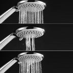 Bathroom Bathtub Pull-Out Wall-Mounted Hand Shower Fixed Bathtub Faucet