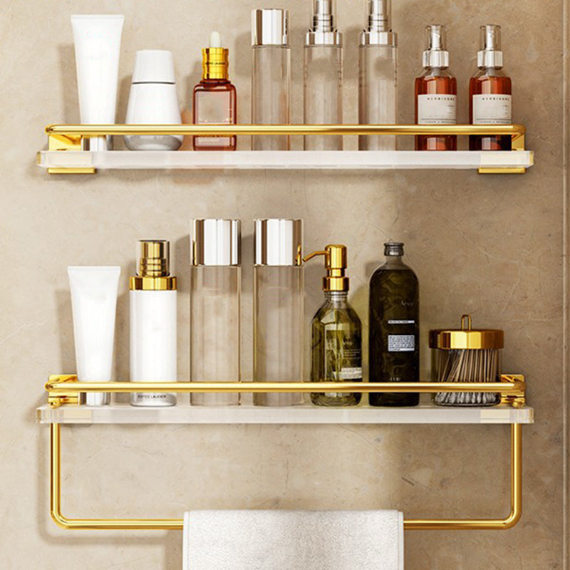 Modern Silver/Gold Bathroom Hardware Set Bathroom Shelf Bathroom Set