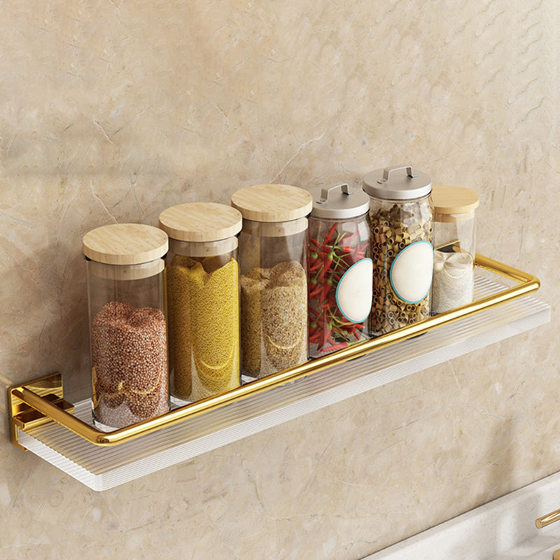 Modern Silver/Gold Bathroom Hardware Set Bathroom Shelf Bathroom Set