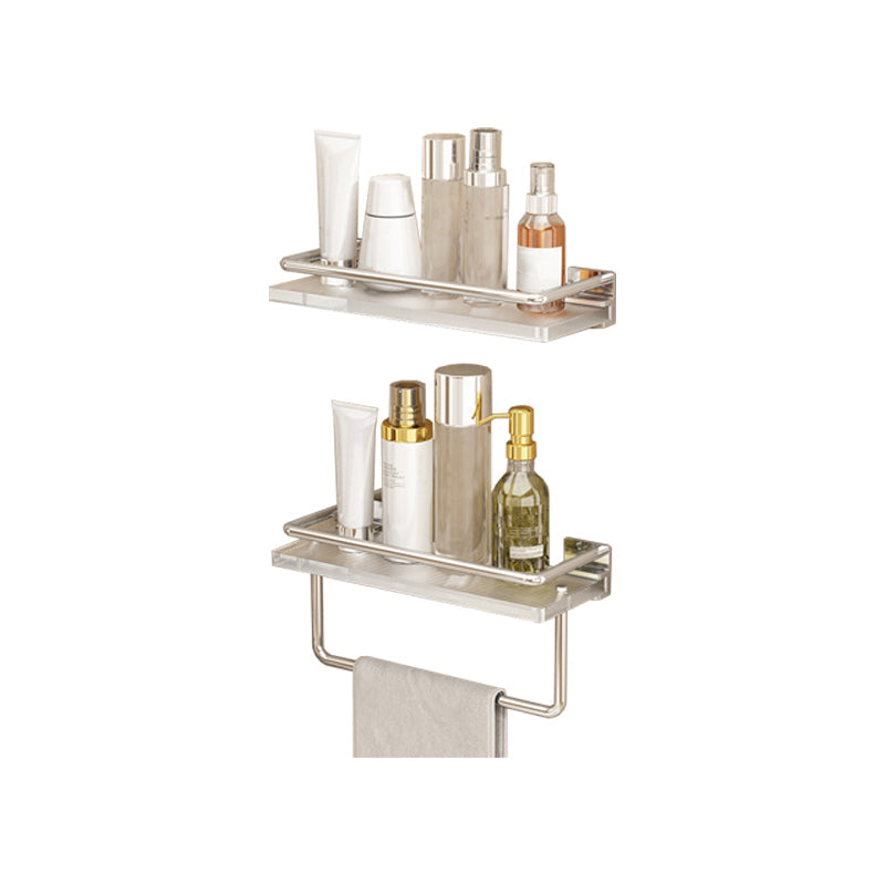 Modern Silver/Gold Bathroom Hardware Set Bathroom Shelf Bathroom Set