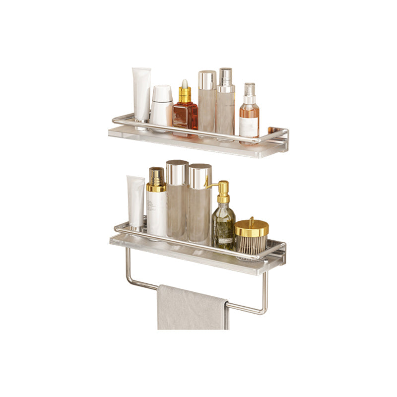 Modern Silver/Gold Bathroom Hardware Set Bathroom Shelf Bathroom Set