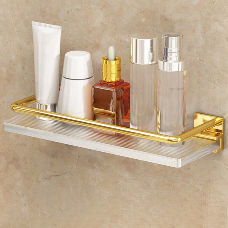 Modern Silver/Gold Bathroom Hardware Set Bathroom Shelf Bathroom Set