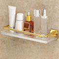 Modern Silver/Gold Bathroom Hardware Set Bathroom Shelf Bathroom Set