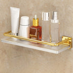 Modern Silver/Gold Bathroom Hardware Set Bathroom Shelf Bathroom Set