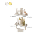 Modern Silver/Gold Bathroom Hardware Set Bathroom Shelf Bathroom Set