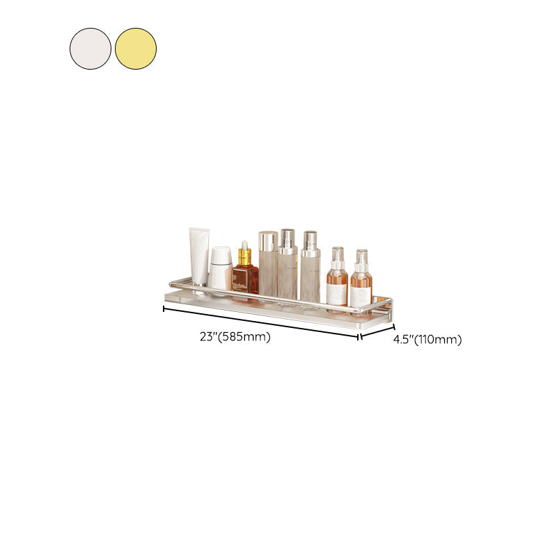 Modern Silver/Gold Bathroom Hardware Set Bathroom Shelf Bathroom Set