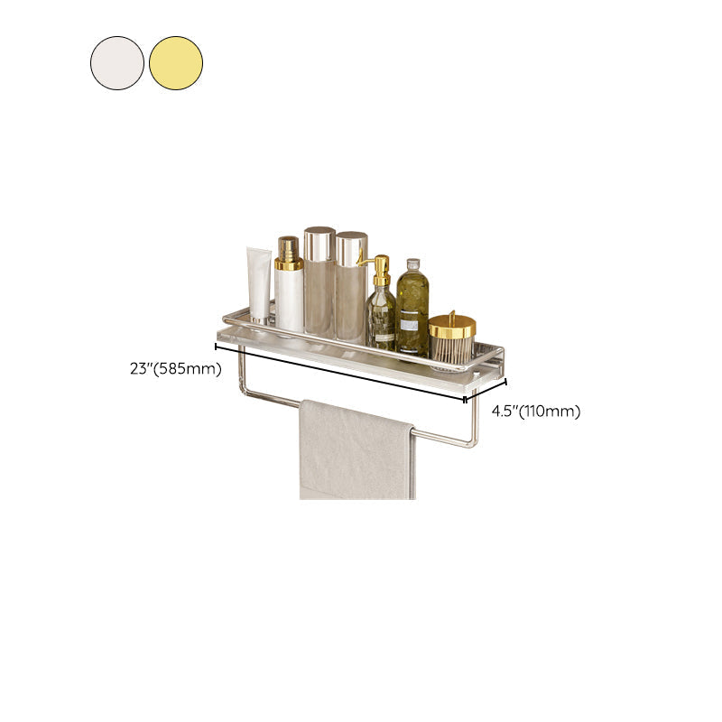 Modern Silver/Gold Bathroom Hardware Set Bathroom Shelf Bathroom Set