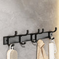 Modern black metal bath hardware set towel bar bathroom hardware set