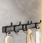 Modern black metal bath hardware set towel bar bathroom hardware set