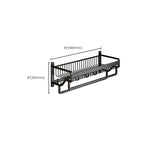 Modern black metal bath hardware set towel bar bathroom hardware set