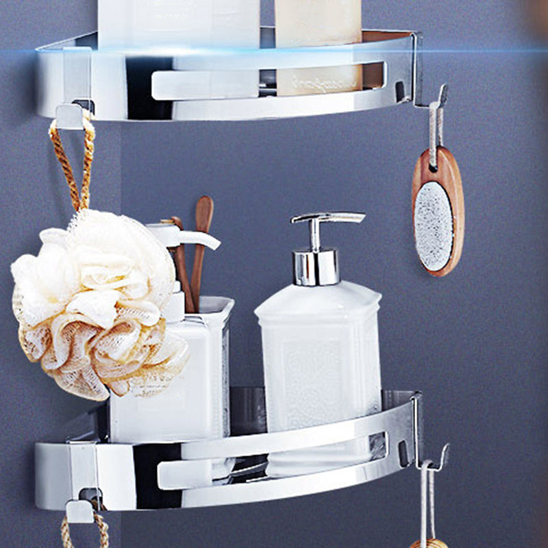 Modern Bathroom Hardware Set Silver Bathroom Shelf Bathroom Hardware Set