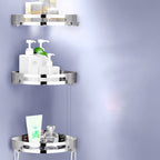 Modern Bathroom Hardware Set Silver Bathroom Shelf Bathroom Hardware Set