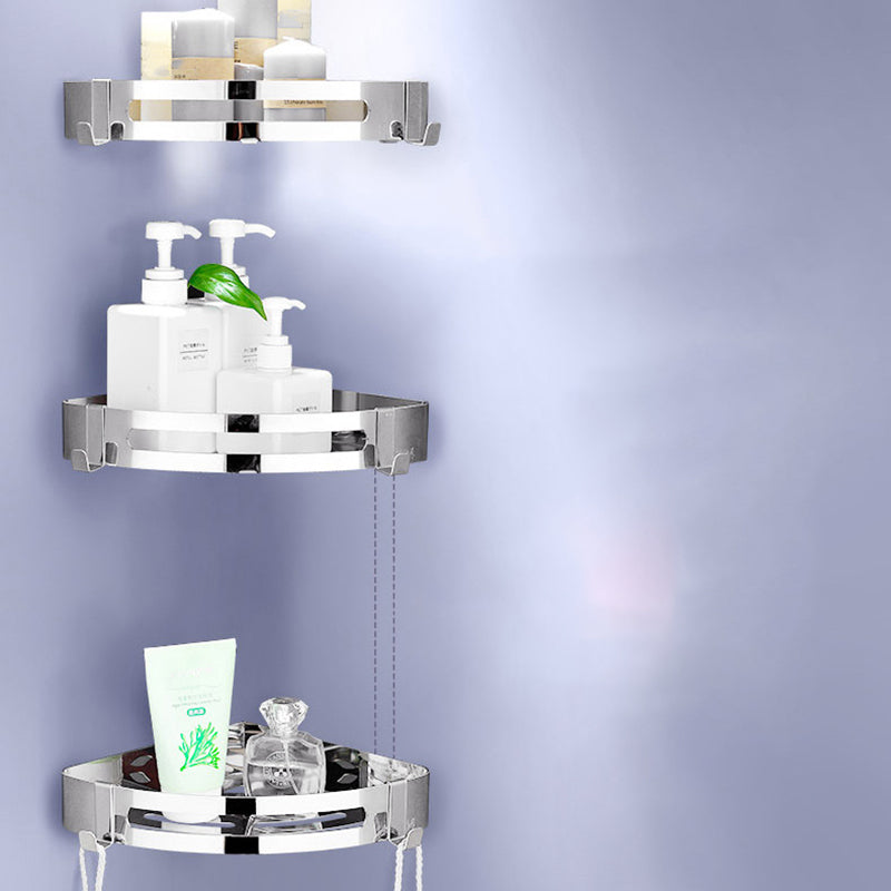 Modern Bathroom Hardware Set Silver Bathroom Shelf Bathroom Hardware Set