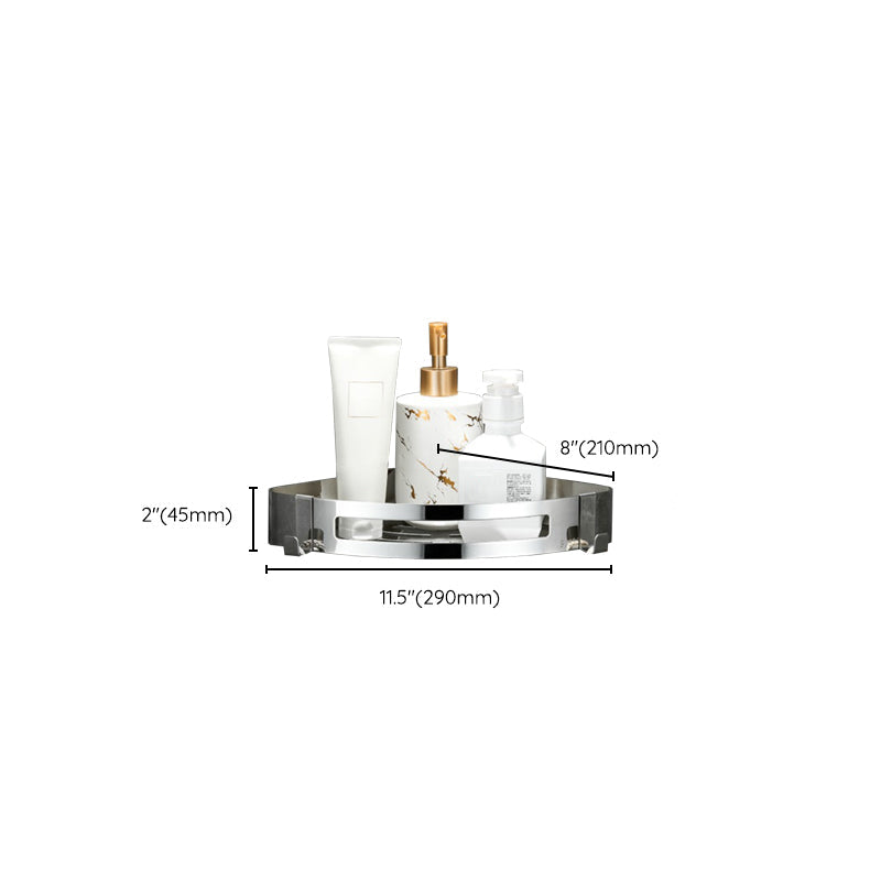 Modern Bathroom Hardware Set Silver Bathroom Shelf Bathroom Hardware Set