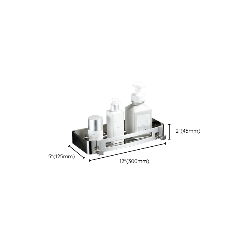 Modern Bathroom Hardware Set Silver Bathroom Shelf Bathroom Hardware Set