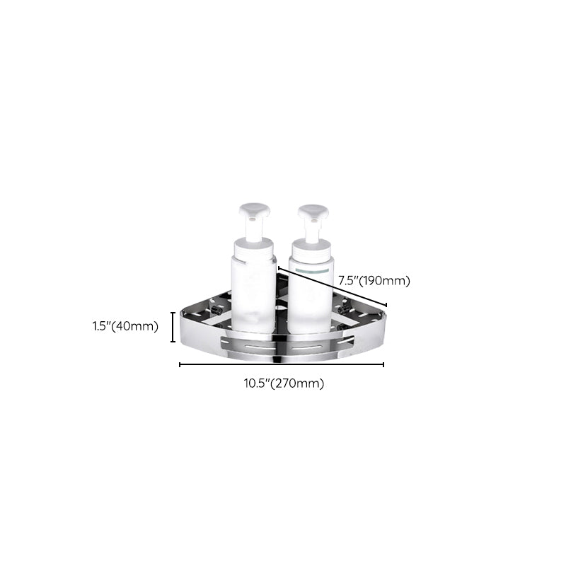 Modern Bathroom Hardware Set Silver Bathroom Shelf Bathroom Hardware Set