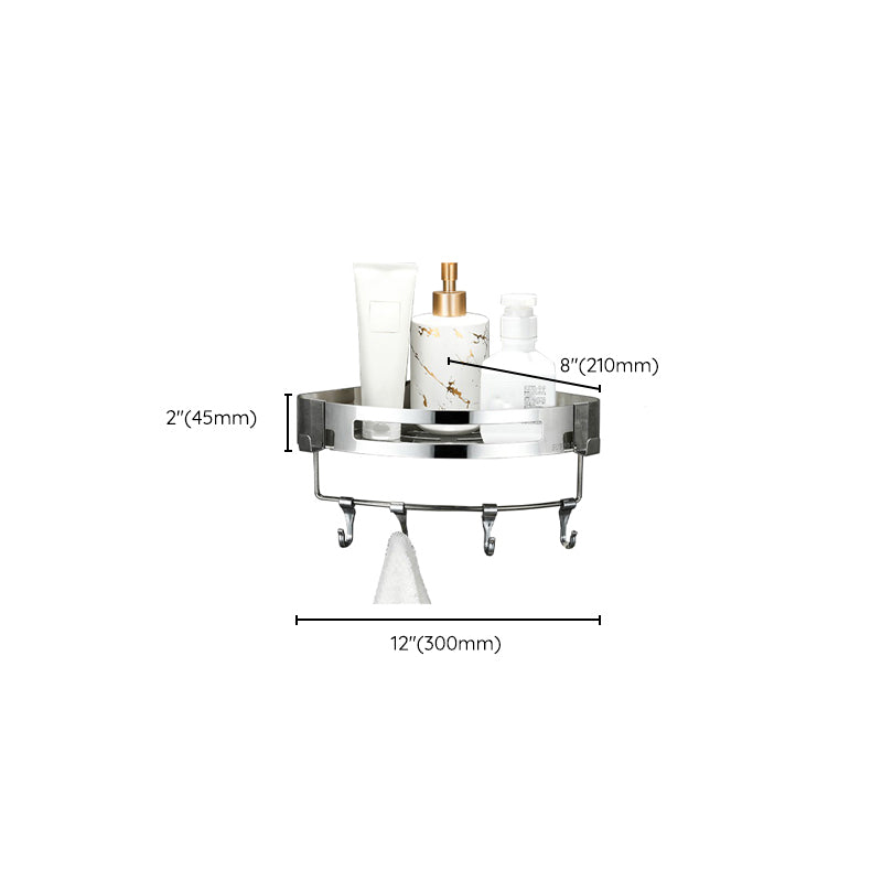Modern Bathroom Hardware Set Silver Bathroom Shelf Bathroom Hardware Set