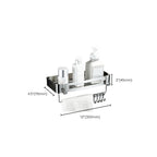 Modern Bathroom Hardware Set Silver Bathroom Shelf Bathroom Hardware Set
