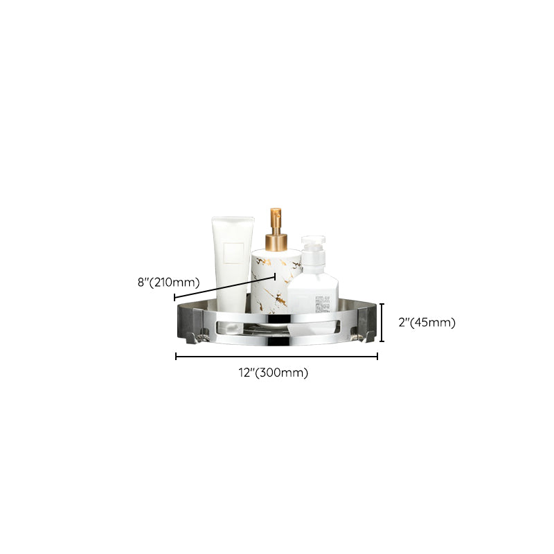 Modern Bathroom Hardware Set Silver Bathroom Shelf Bathroom Hardware Set