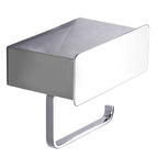 2-piece Stainless Steel Classic Bathroom Accessory Set Black & Chrome Paper Holder
