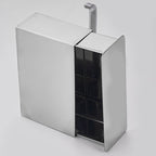 2-piece Stainless Steel Classic Bathroom Accessory Set Black & Chrome Paper Holder