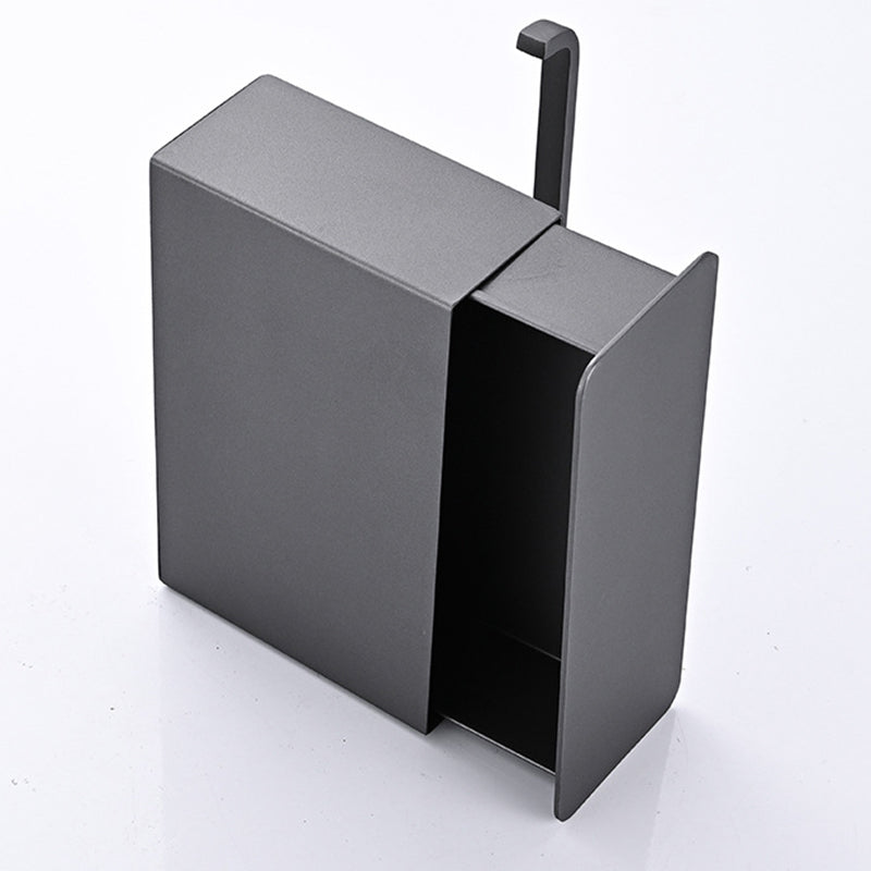 2-piece Stainless Steel Classic Bathroom Accessory Set Black & Chrome Paper Holder