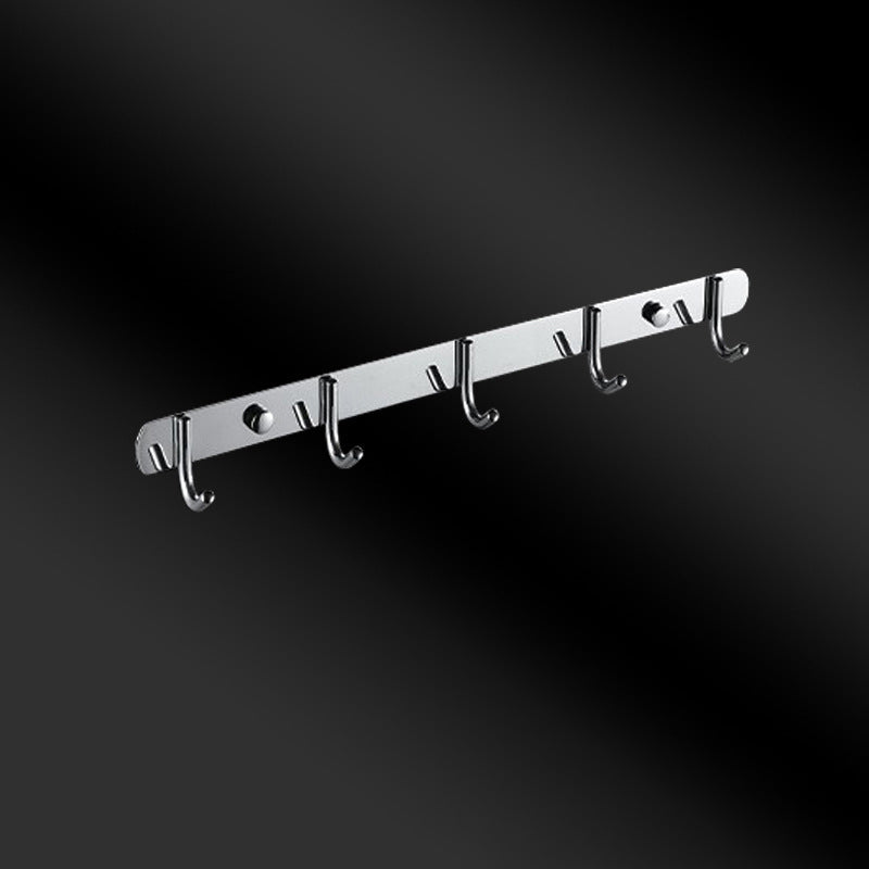 Chrome Modern Bathroom Hardware Set Stainless Steel Towel Hook/Towel Rail & Bathroom Shelf