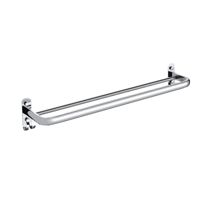 Chrome Modern Bathroom Hardware Set Stainless Steel Towel Hook/Towel Rail & Bathroom Shelf