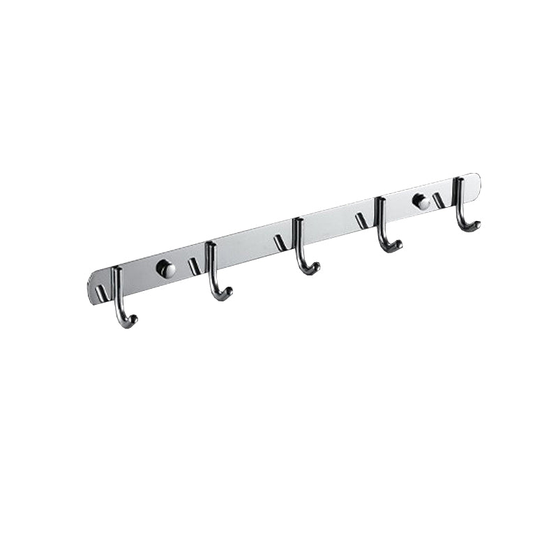 Chrome Modern Bathroom Hardware Set Stainless Steel Towel Hook/Towel Rail & Bathroom Shelf