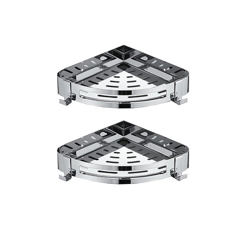 Chrome Modern Bathroom Hardware Set Stainless Steel Towel Hook/Towel Rail & Bathroom Shelf