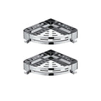 Chrome Modern Bathroom Hardware Set Stainless Steel Towel Hook/Towel Rail & Bathroom Shelf