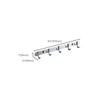 Chrome Modern Bathroom Hardware Set Stainless Steel Towel Hook/Towel Rail & Bathroom Shelf