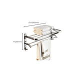 Chrome Modern Bathroom Hardware Set Stainless Steel Towel Hook/Towel Rail & Bathroom Shelf