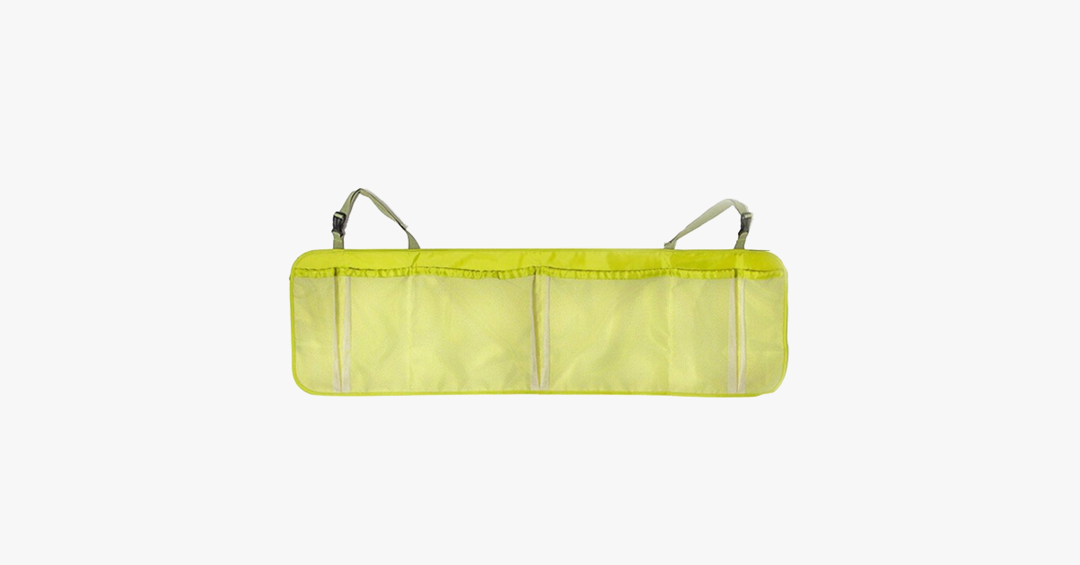 Multi-Section Car Backseat Organizer – Keeps Your Car Clean!
