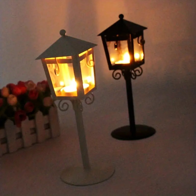 CityGlow - Retro Candle Holder Pavilion Design