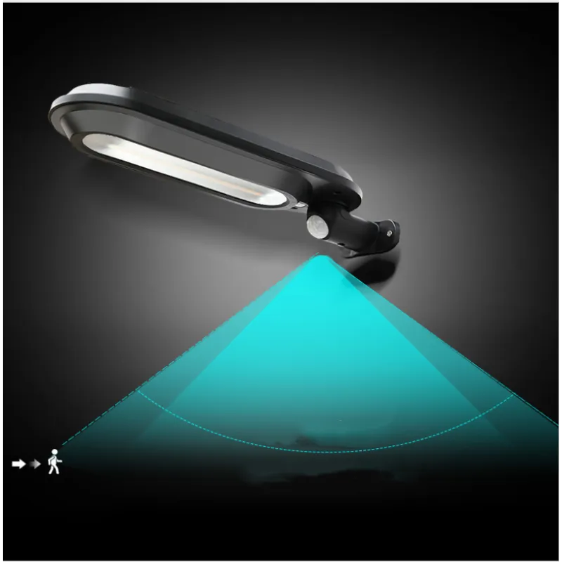 Solar LED Wall Light with Motion Sensor for Garden and Terrace Use